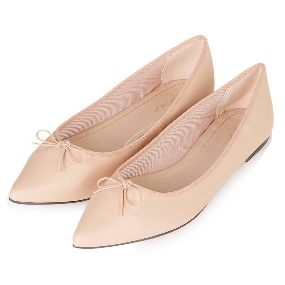 Topshop pointed ballet flats
